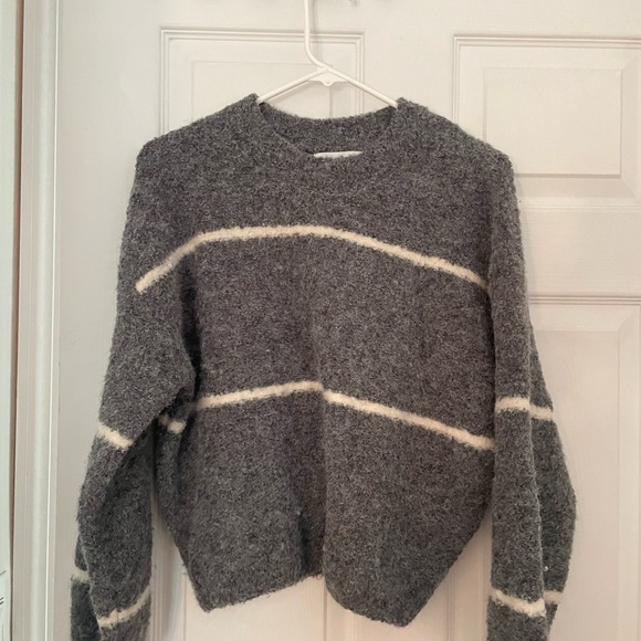 Primark Sweaters - Gray and White Women's Sweater